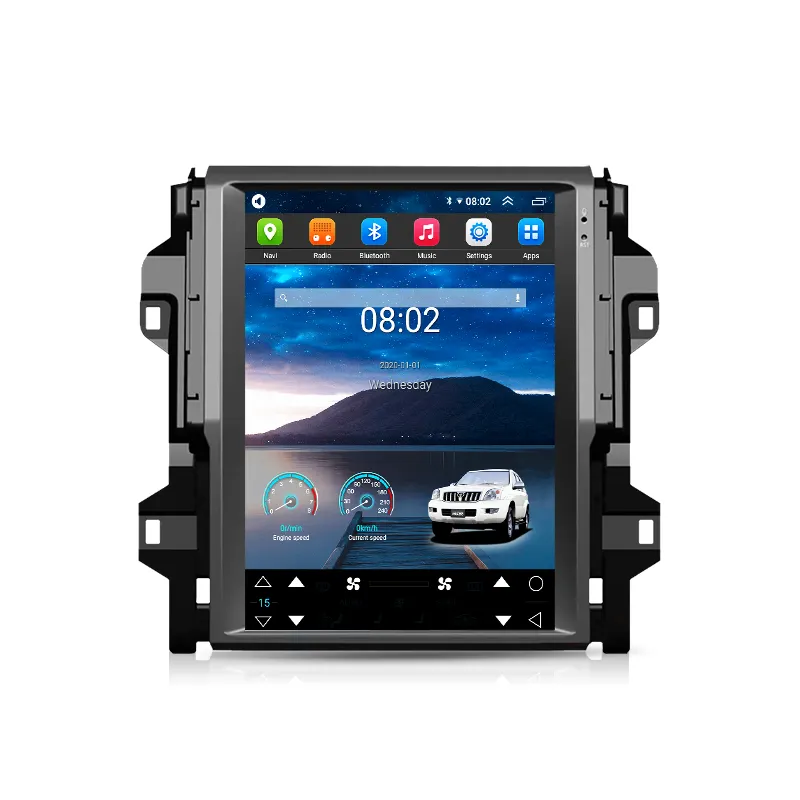 Android 13 cho TOYOTA FORTUNER 2016-2021 cho Tesla màn hình xe đài phát thanh đa phương tiện Máy nghe nhạc GPS navigation Stereo autoradio Carplay BT