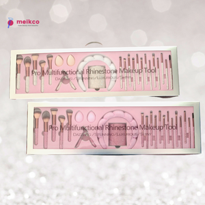 แปรงแต่งหน้าหรูหราประดับเพชร สไตล์เก๋ไก๋ พร้อมกล่องของขวัญ ปรับแต่งได้ และใช้สำหรับแปรงโกนหนวด - Product Image 2