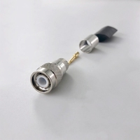 Connecteur coaxial RF TNC mâle à sertir pour câble RG8
