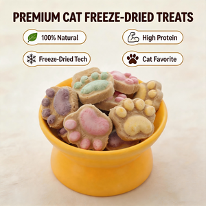 Paitei Biscotti Liofilizzati a Forma di Zampa di <span class=keywords><strong>Gatto</strong></span>, Ricchi di Proteine, Senza Cereali, per Tutte le Razze e Tutte le Fasi della Vita - Product Image 2