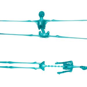 Çok Satan Küçük Zombi İskeleti TPR Esnek Komik Yenilik Şaka Oyuncağı Unisex Cadılar Bayramı Şakası Sınır Ötesi 14+ Çin Malı - Product Image 3