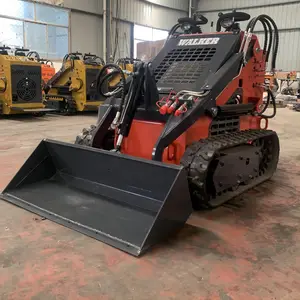 High quality China new design 380kg load capacity mini track skid steer loader with CE EPA