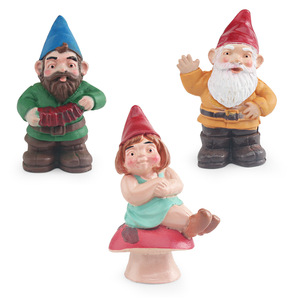 Figuras Decorativas de PVC para Jardín, Familia de Duendes, Gnomos y Elfos Navideños, Micro-paisaje - Product Image 3
