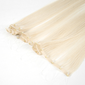 Extensions de cheveux humains russes sans couture <span class=keywords><strong>micro</strong></span> kératine 100 extensions de cheveux protéinés bruts non transformés naturels à double tirage - Product Image 5