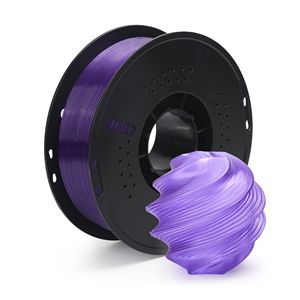 Filament d'imprimante 3D transparent en PETG 1,75 mm, bobine de 1 kg, haute résistance, faible déformation, compatible avec les imprimantes 3D FDM - Product Image 4