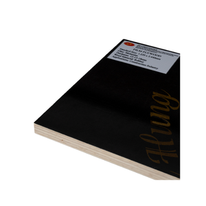 Vietnamese Manufacturer's <b>Black</b> Film Faced Plywood 15mm <b>Long</b>-Lasting Shuttering Furniture 4x8 Mainly Made Birch MDF <b>Top</b> E1 - Product Image 1