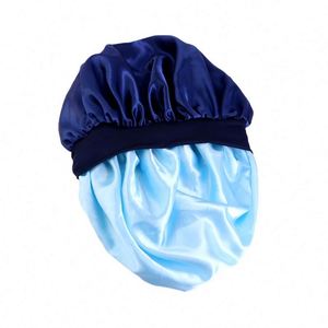 Bonnet de Nuit en Satin Double Couche Nouveau Style avec Lien Réglable pour Usage Quotidien et Extérieur, Adapté aux 4 Saisons - Vente en Gros - Product Image 6
