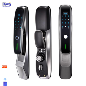 Serrure <span class=keywords><strong>de</strong></span> porte biométrique intelligente entièrement automatique S918 avec contrôle par application <span class=keywords><strong>WiFi</strong></span> et mot <span class=keywords><strong>de</strong></span> <span class=keywords><strong>passe</strong></span> pour portes en aluminium/bois - Product Image 3