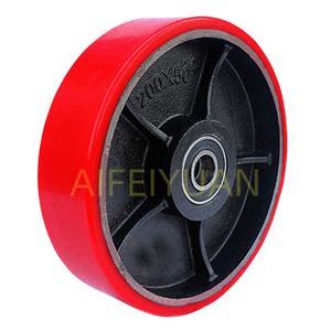 Peças Empilhadeira Poliuretano Alta Capacidade de Carga Rodízio Empilhadeira Roda para Armazém - Product Image 4