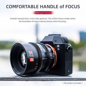 Objectif Cinématographique Fixe DF Wholesale Viltrox S 33mm T1.5 à 14 Lames et Diamètre de 72mm pour Appareil Photo Hybride à Monture E - Product Image 6