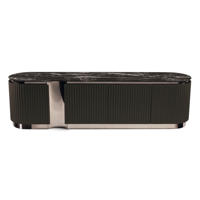 Meuble buffet de luxe noir et gris de haute qualité, en promotion, pour salon et salle à manger