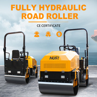 Rouleau compresseur hydraulique à tambour simple ou double, prix bas, 1 tonne, 4 tonnes, 6 tonnes, 8 tonnes
