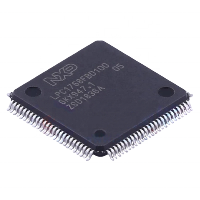100% New Original LPC1768FBD100,551 32-bit ARM Cortex-M3 Microcontroller MCU LQFP-100 (14x14) IC Chip for Industrial Automation