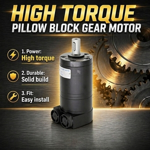 Moteur hydraulique orbital BMM à faible vitesse et couple élevé, nouveau, original, pour systèmes PLC de contrôle programmable d'automatisation industrielle - Product Image 1