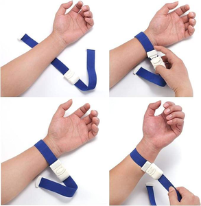 Garrot médical réglable élastique, premiers secours, libération rapide, boucle de sport, ceinture d'urgence, arrêt des saignements, bandages pour blessures - Product Image 1
