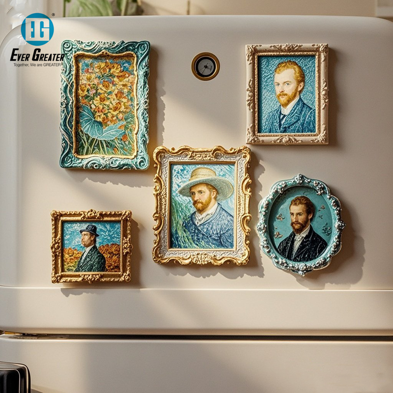 Factory Direct 3D Resin Fridge Magnets
