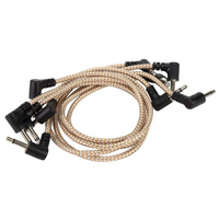 Vente en gros câble de raccordement mono TS en nylon tressé de 3.5mm mâle à mâle câble audio de 3.5mm