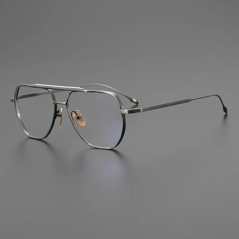 CS-JMMBR41 Hoge Kwaliteit Optische Titanium Brillen Frame 100% Titanium Bril Bril Optische Voor Dames Brillen Op Sterkte