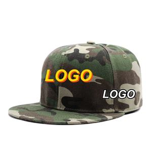 Casquette de baseball snapback sportive vintage en toile camouflage à 6 panneaux, vente en gros - Product Image 1