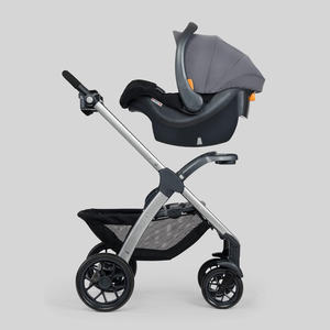 Système de voyage 3 en <span class=keywords><strong>1</strong></span>, poussette pliable rapidement, siège <span class=keywords><strong>auto</strong></span> pour bébé, combo pour bébés et tout-petits, cadre en polyester |   Camden/Noir - Product Image 2