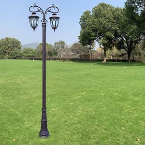 Luces de jardín antiguas europeas para exteriores, iluminación decorativa Ip65, postes modernos impermeables, luz de calle Led 12 DE ALUMINIO Ce 70 - Product Image 4