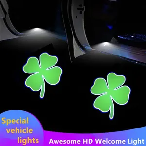 Lampe d'emblème à LED Projecteur de porte de <span class=keywords><strong>voiture</strong></span> <span class=keywords><strong>Logo</strong></span> Welcome Light pour Alfa Romeo 159 Mito Stelvio Brera Spider Giulietta Giulia Accessoires - Product Image 6