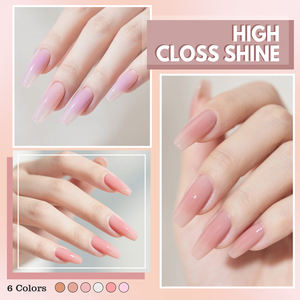 FZN Gel <span class=keywords><strong>Vernis</strong></span> À Ongles <span class=keywords><strong>Vernis</strong></span> Gel Gelée Nude Ensemble Sheer Naturel Laiteux Rose Collection Soak Off <span class=keywords><strong>LED</strong></span> UV <span class=keywords><strong>Vernis</strong></span> Nail Art Manucure <span class=keywords><strong>Kit</strong></span> - Product Image 6