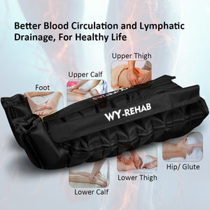 أداة تصريف اللمفاوي الطبية الاحترافية المعتمدة CE، جهاز تدليك بالضغط الهوائي، أحذية استشفاء للساقين بالكامل والورك والجزء السفلي من الجسم - Product Image 2