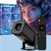 Proyector Inteligente V1 Wifi 4G Internet 200 Lúmenes Wifi6+BT5.2 de Doble Banda Android 14.0 Multimedia Mini Proyector Portátil de Bolsillo para el Hogar