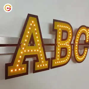 Giaguarsign produttore personalizzato Ultra sottile esterno elettronico LED segno luce pubblicità LED SMD bordo lettera segno cartele LED - Product Image 1