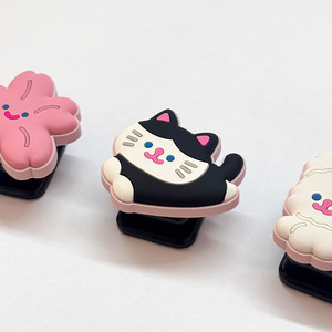 Customized Cartoon Car Headrest Hooks PVC Decorative Ornaments For Storage And Display - Product Image 1