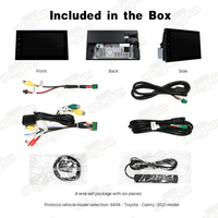 HOLROADX Écran tactile 10,2 pouces Android Auto Autoradio GPS Navigation CarPlay pour Toyota Avalon 2022-2023 Multimédia DSP WIFI