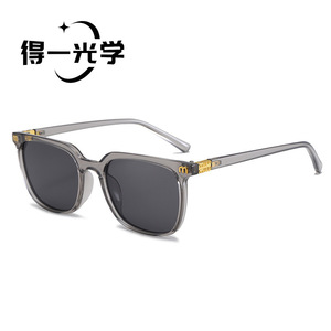 M Shape Hinge <b>Sunglasses</b> Black PC Lens UV400 Anti Blue Light Unisex - Product Image 2