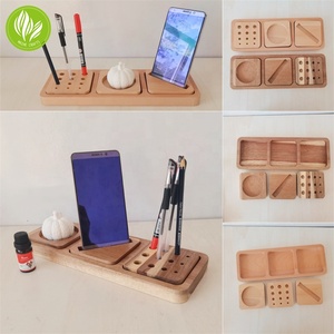 Bằng gỗ bàn Tổ Chức Văn phòng điện thoại hiển thị Stylish trang trí nội thất phụ kiện - Product Image 1