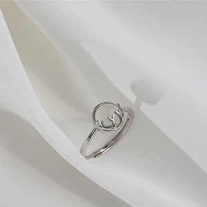 Deer Road With You Ring For Women Simple Design Light Luxury Valentine's Day Gift Jewelry Animal Shape Geometric Style - Product Image 4