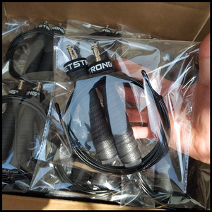 Chất lượng cao fitnesss Tốc độ nhanh <span class=keywords><strong>jump</strong></span> <span class=keywords><strong>rope</strong></span> nhôm xử lý dây có thể điều chỉnh tự khóa bỏ qua <span class=keywords><strong>Rope</strong></span> Đối với trang chủ - Product Image 2