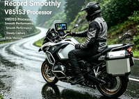 Écran sans fil Aoocci C9 Promax 6 pouces pour moto avec CarPlay et caméra embarquée avant et arrière 1080P pour la conduite à moto
