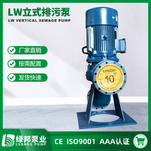 Bomba Centrífuga de Hierro Fundido Resistente a Ácidos y Álcalis, Sin Obstrucciones, GW/LW, Maquinaria de Tratamiento de Aguas Residuales de Acero Inoxidable 304 - Product Image 4