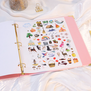 Libro e organizzatore di <span class=keywords><strong>Wedding</strong></span> <span class=keywords><strong>Planner</strong></span> a fogli mobili per la sposa per essere un regalo di fidanzamento perfetto rosa per coppie di genere neutro - Product Image 3