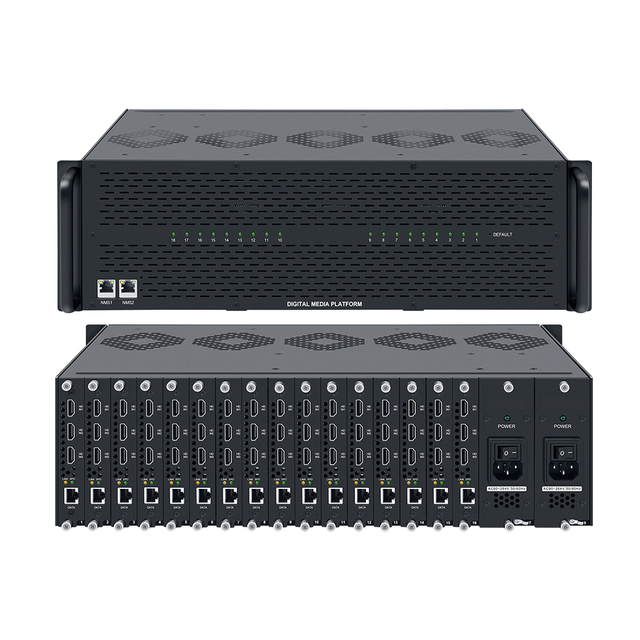 3U case 48 Channel H264 HD Encoder Dual Power Supply Modular Catv System Video Converter HDMI to IP Udp Rtp Video Encoder