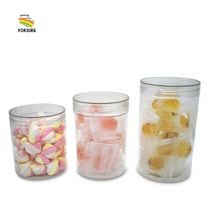 Wholesale 450ml 500ml 750ml Empty Pet Plastic Jar With Gold Lid and Foil Seal Storage Candy <strong>Popcorn</strong> Plastic Jars - Product Image 6