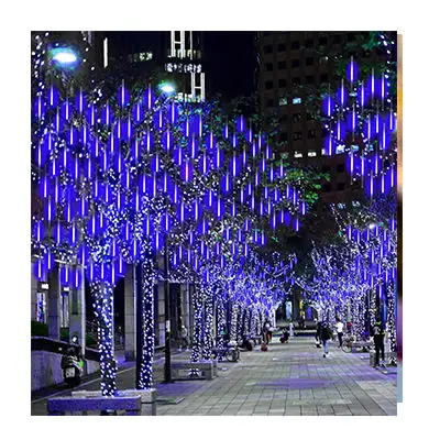 ขายส่งไฟตกเป็นน้ําแข็งดาวตก LED ไฟถนนไฟสีสันสดใสสวนไฟต้นคริสต์มาส ส่วนลดพิเศษ