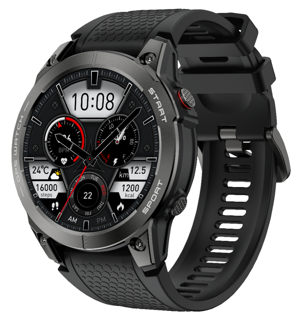 New S53 GPS 1.43Inch Screen Round Smartwatch Fitness Tracker BT Call Reloj Inteligente Outdoor 400mah Sport Smart Watch for Men