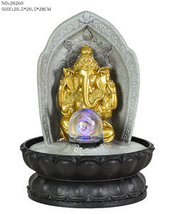 Petite <span class=keywords><strong>fontaine</strong></span> de <span class=keywords><strong>bouddha</strong></span> indien créatif, <span class=keywords><strong>fontaine</strong></span> de <span class=keywords><strong>d</strong></span>écoration intérieure, <span class=keywords><strong>fontaine</strong></span> de cascade <span class=keywords><strong>d</strong></span>'eau avec lumières LED - Product Image 3