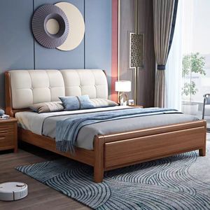 Ofertas <span class=keywords><strong>de</strong></span> Descuento en Camas Modernas <span class=keywords><strong>de</strong></span> <span class=keywords><strong>Madera</strong></span> <span class=keywords><strong>de</strong></span> Lujo <span class=keywords><strong>con</strong></span> <span class=keywords><strong>Respaldo</strong></span> <span class=keywords><strong>de</strong></span> Esponja <span class=keywords><strong>de</strong></span> Alta Densidad Transpirable que Absorbe la Humedad - Product Image 1