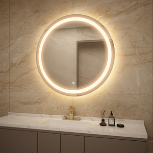 Venta caliente de alta calidad elegante inteligente con iluminación Espejos de baño LED redondos Espejos de baño iluminados inteligentes - Product Image 4
