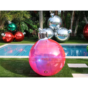 Inflatable Double Layer PVC Heart Shaped Mirror <b>Balloon</b> <b>Customized</b> Color Festival Event Decor Party Wedding Decoration Customize - Product Image 6