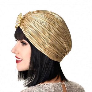 En gros, Turban de luxe en polyester pour l'extérieur, accessoire de beauté torsadé, bijou de tête, couleurs vives, 100% polyester - Product Image 5