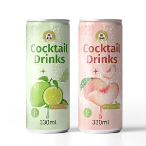 oem china private label canned Exotic lady Cocktail Drinks Slightly Drunk Fruit Flavour vodka blandy alcoholic Mixed beverage