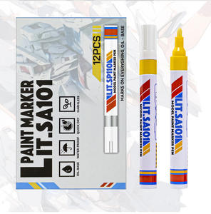 Marqueur de retouche Bview Art Gundam - Outil de réparation des rayures et de recoloration pour figurines, séchage rapide, couleur identique - Product Image 4